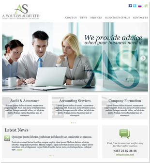 Just Launched Soutzis Audit Ltd New Compelling Website!