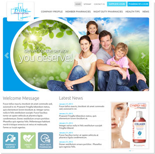 Major Redesign Launch! Blue Pharmacies Can Now Be Found In A Professional, Informational & Beautiful Website!